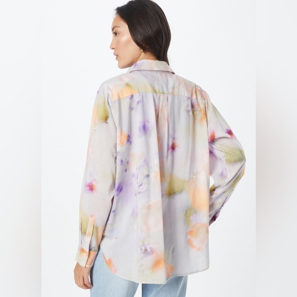 SCOTCH & SODA Motion Print Oversized Shirt NWT Size 40 (10)US Large - Picture 2 of 16